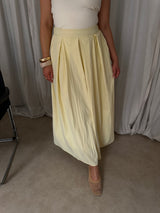 MAXI SKIRT BUTTERYELLOW