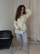 KNOT BLOUSE PISTACHIO