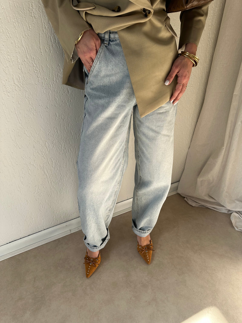 BALLOON JEANS LIGHT BLUE