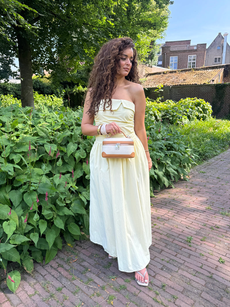 MAXI DRESS TROPEZ BUTTERYELLOW