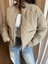 LIZZY BOMBER JACKET OLIVE GREEN